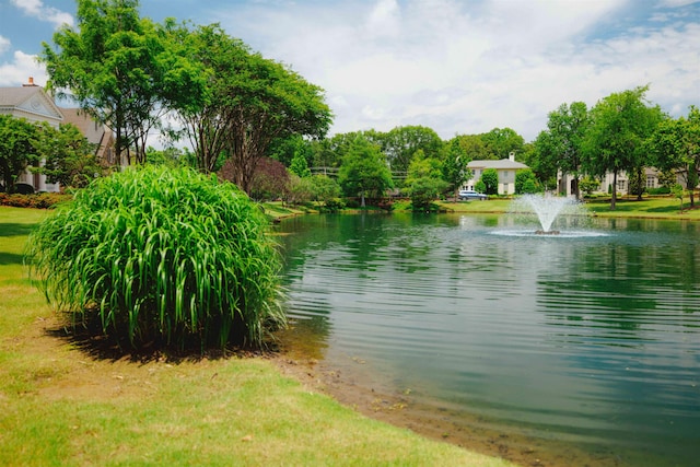 view of property view of water