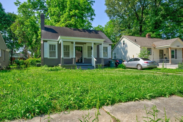 bungalow with covered porch