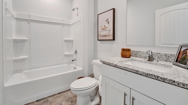 525 Azalea Dr, Somerville, TN 38068 - full bathroom with toilet, shower / bath combination, and vanity