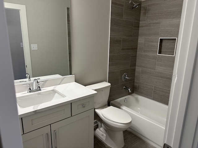 85 Betsy Valley Dr, Oakland, TN 38060 - bathroom with tub / shower combination, toilet, and vanity