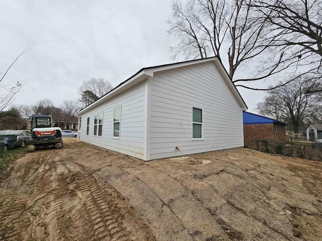 view of home's exterior