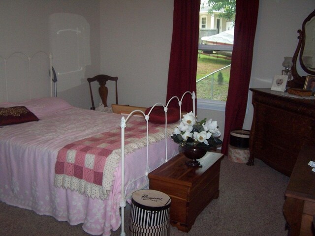 bedroom featuring carpet floors