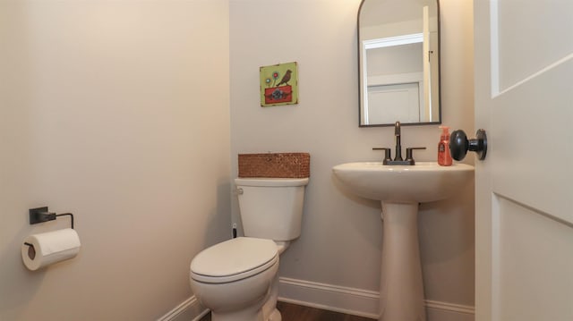 bathroom with toilet