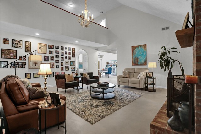 ranch-style home with a front yard and a garage