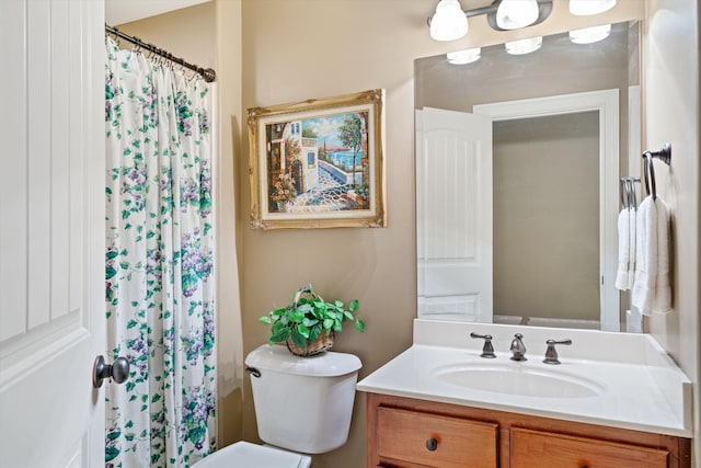 125 Millbury Ln, Eads, TN 38028 - full bath with a shower with shower curtain, toilet, and vanity