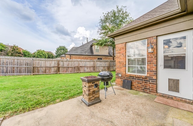 view of patio / terrace with grilling area