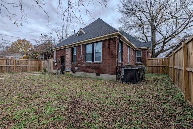 view of back of property