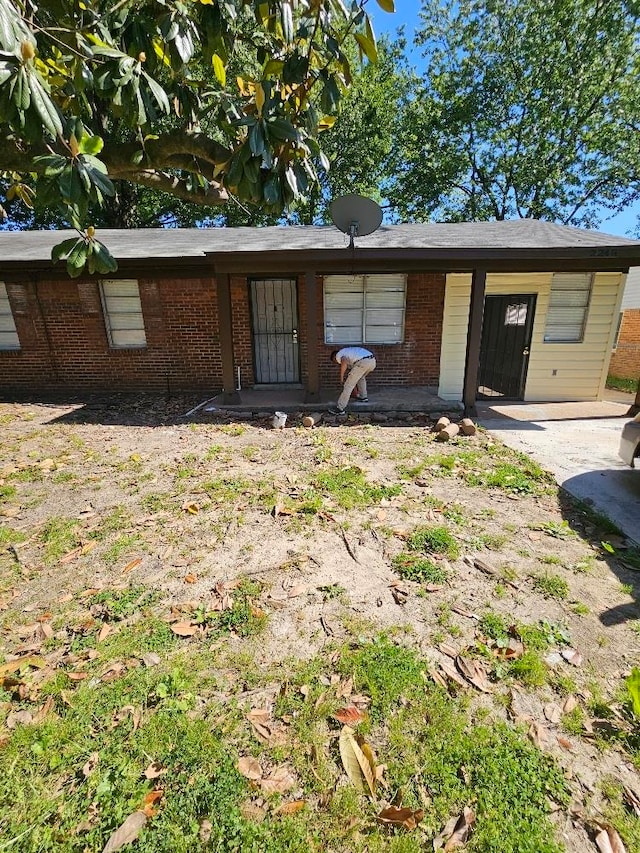 view of rear view of property