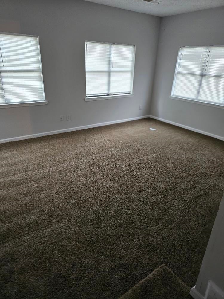 empty room with carpet floors