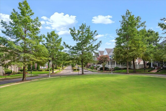 surrounding community featuring a lawn