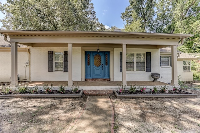 view of front of house featuring a porch