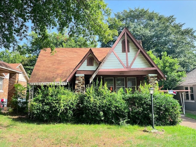 view of english style home