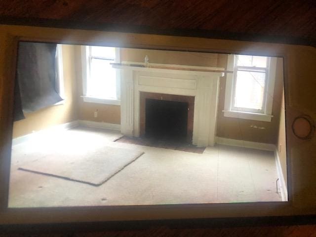 view of unfurnished living room