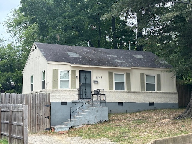 view of front of property