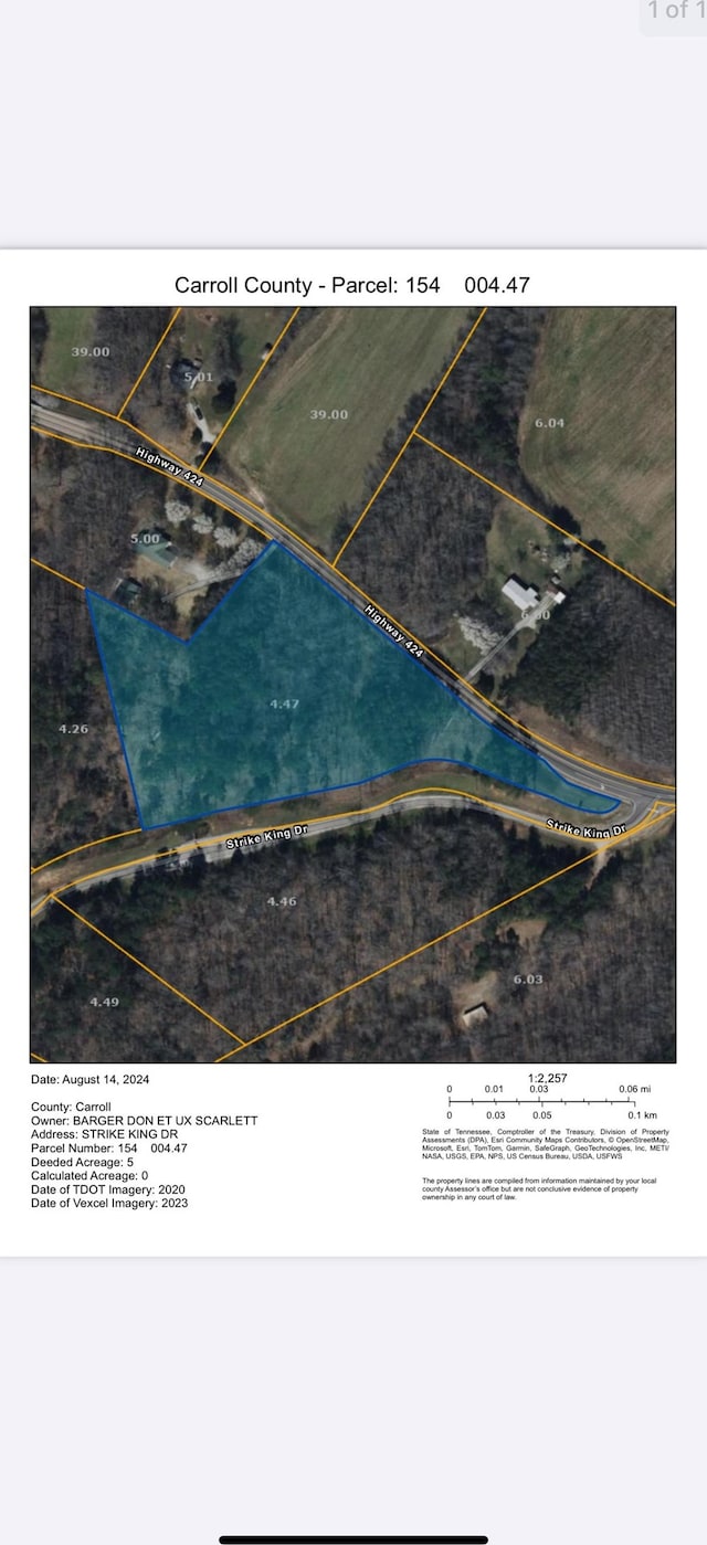 0 Strike King Dr, Cedar Grove TN, 38321 land for sale