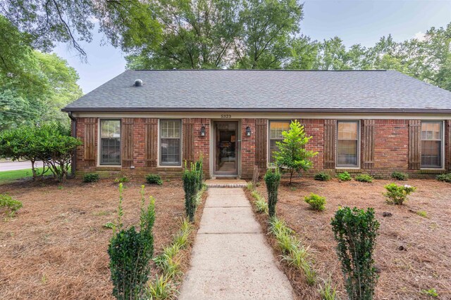 view of ranch-style home