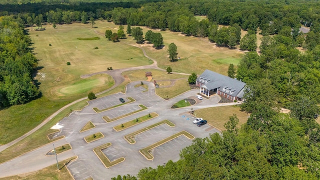 100 Vantage Pt, Counce, TN 38326 - aerial view featuring a forest view