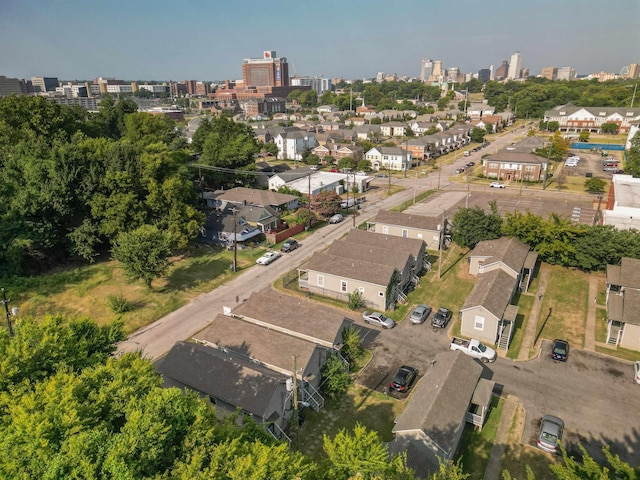 bird's eye view featuring a view of city