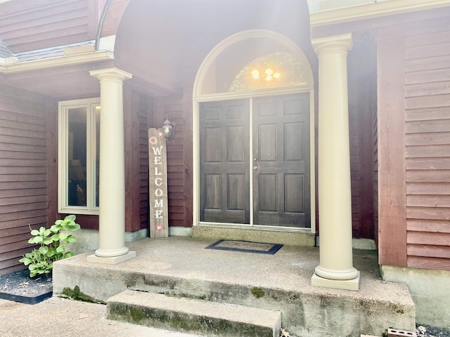 view of entrance to property