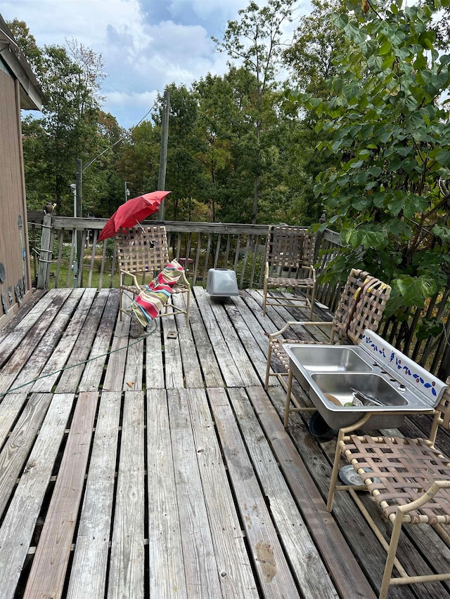 view of deck