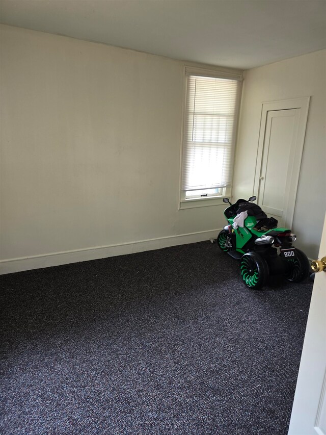 interior space featuring carpet flooring