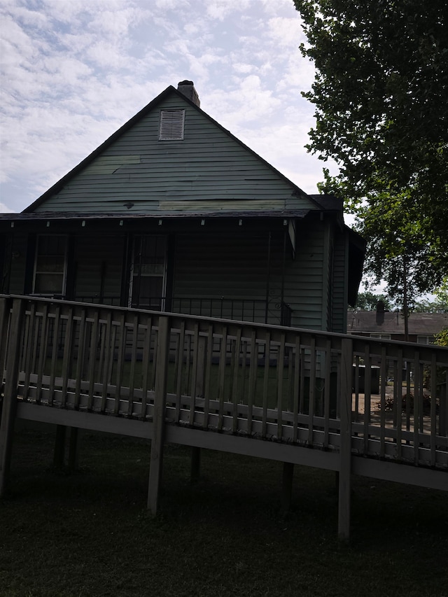 view of rear view of house