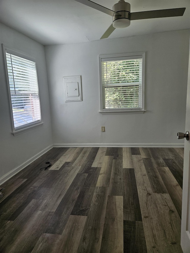 324 Harrell St, Memphis, TN 38112 - spare room featuring plenty of natural light, wood finished floors, and ceiling fan