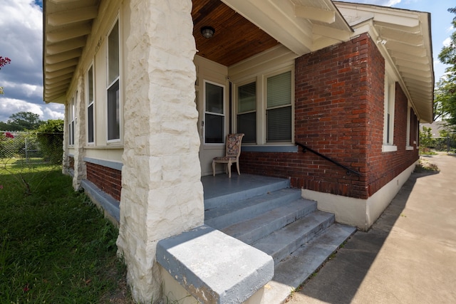 view of entrance to property