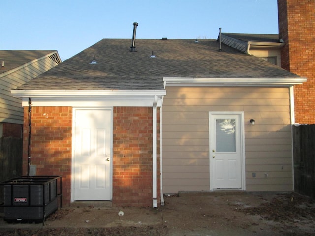 view of rear view of property