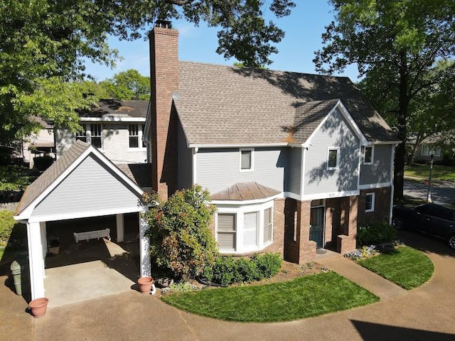 view of front of home