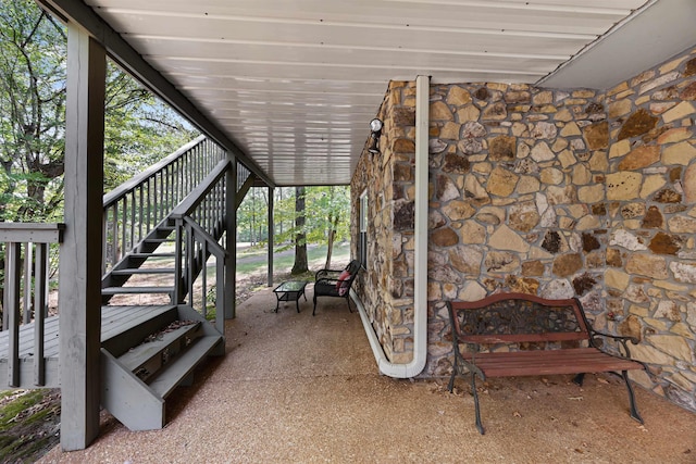 180 Vantage Pt, Counce, TN 38326 - view of patio / terrace with stairs