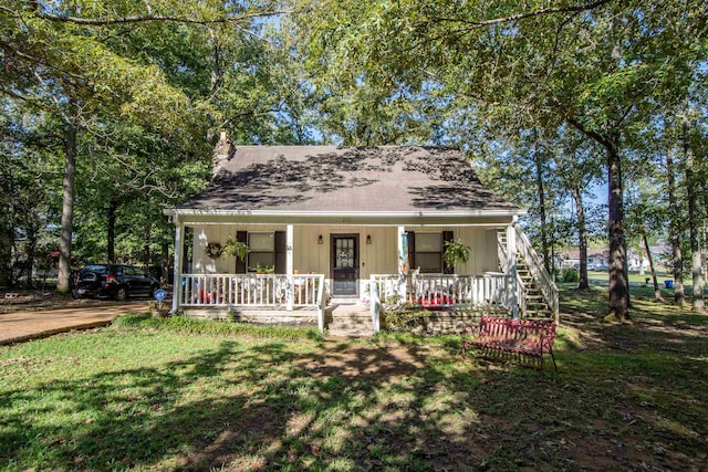 bungalow with a porch