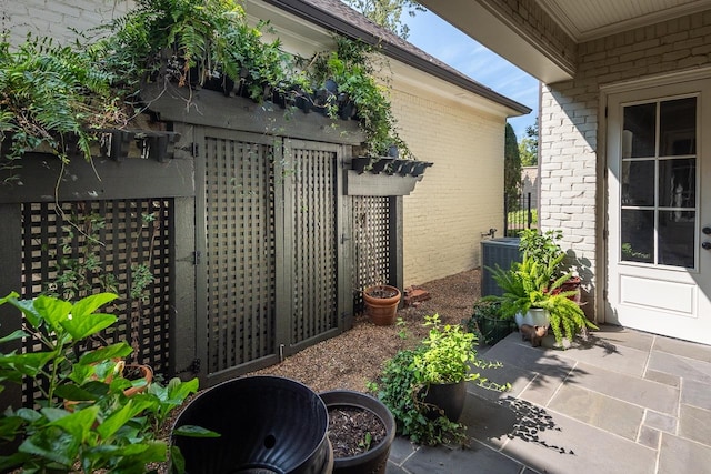 view of patio / terrace with cooling unit