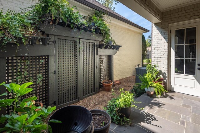 1911 Hazelton Dr, Germantown, TN 38138 - view of patio / terrace with cooling unit and fence