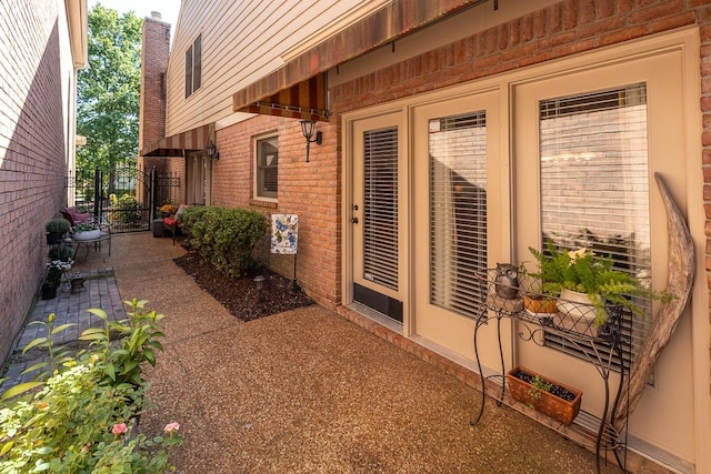 exterior space with a patio