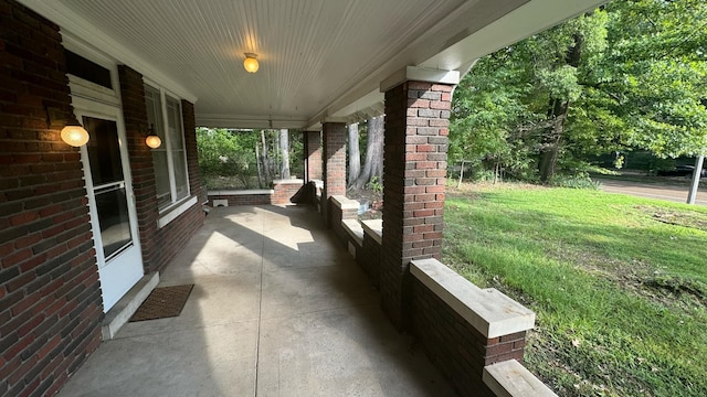 view of patio / terrace featuring a porch