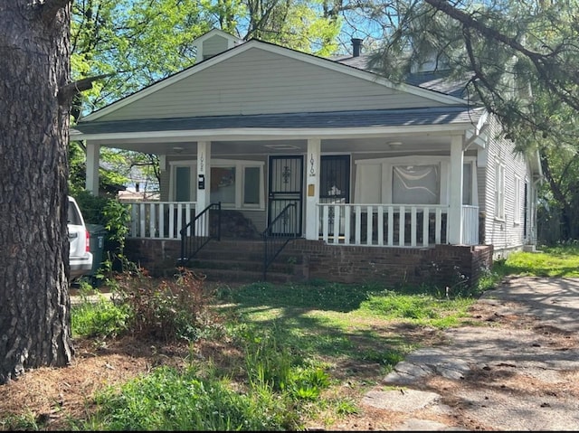 bungalow with a porch