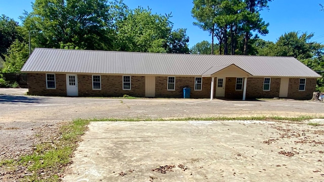 view of ranch-style home