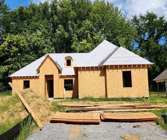 view of property in mid-construction