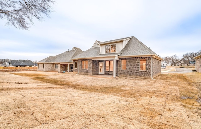 view of rear view of property