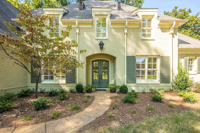 view of front of house featuring french doors