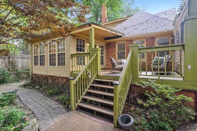 view of rear view of house