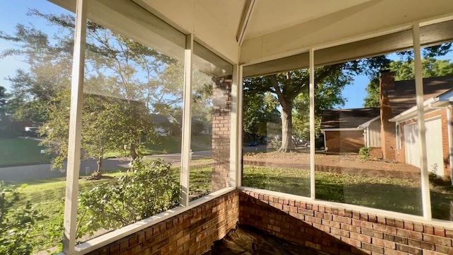 sunroom featuring a healthy amount of sunlight