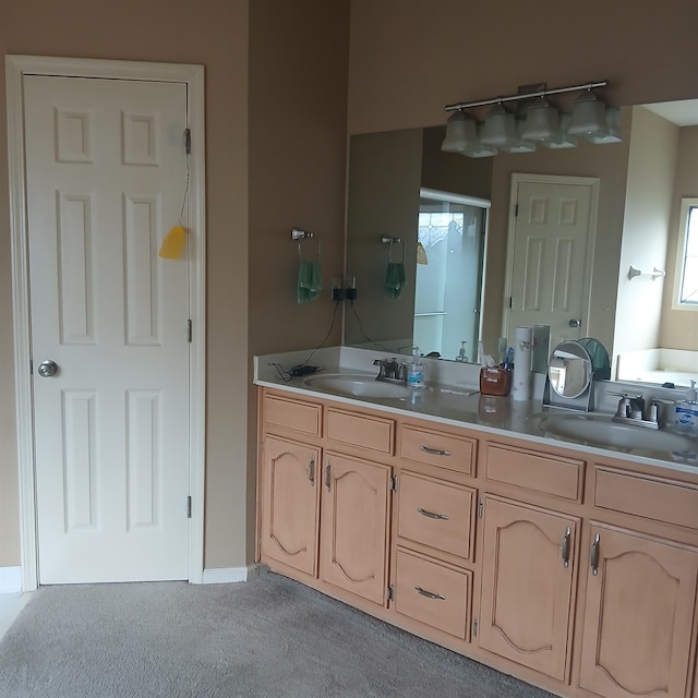 bathroom featuring sink