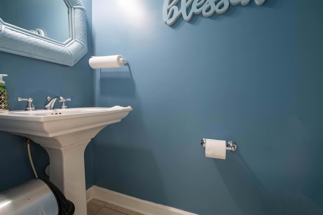 bathroom featuring tile patterned floors