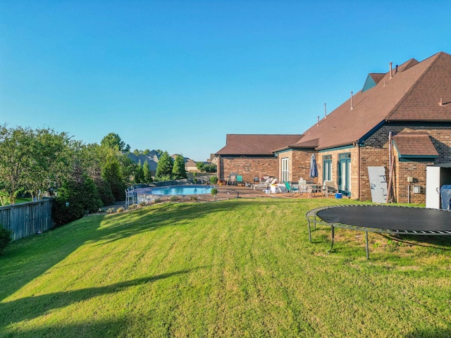 view of yard with a patio