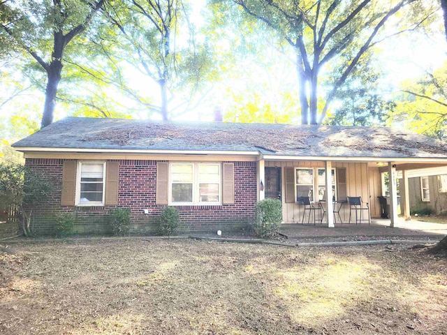 view of ranch-style house