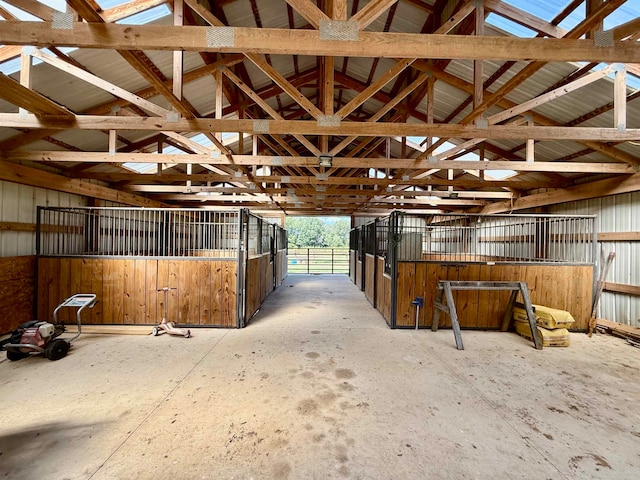 view of stable