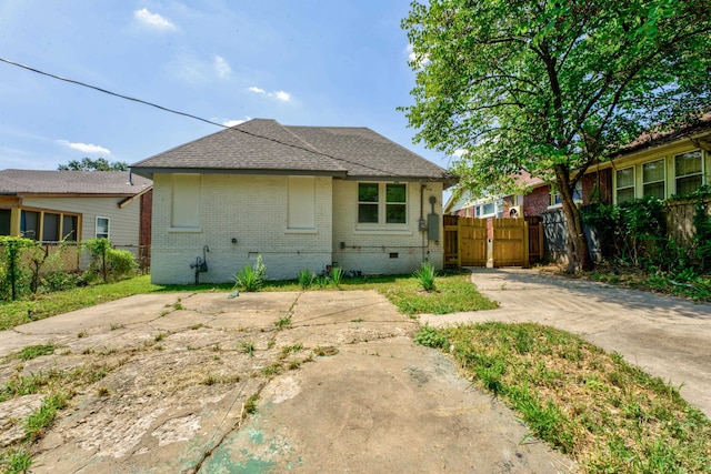 view of rear view of house