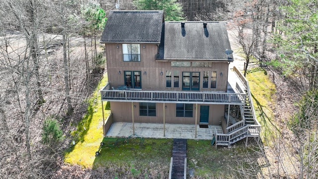 back of house featuring a patio area